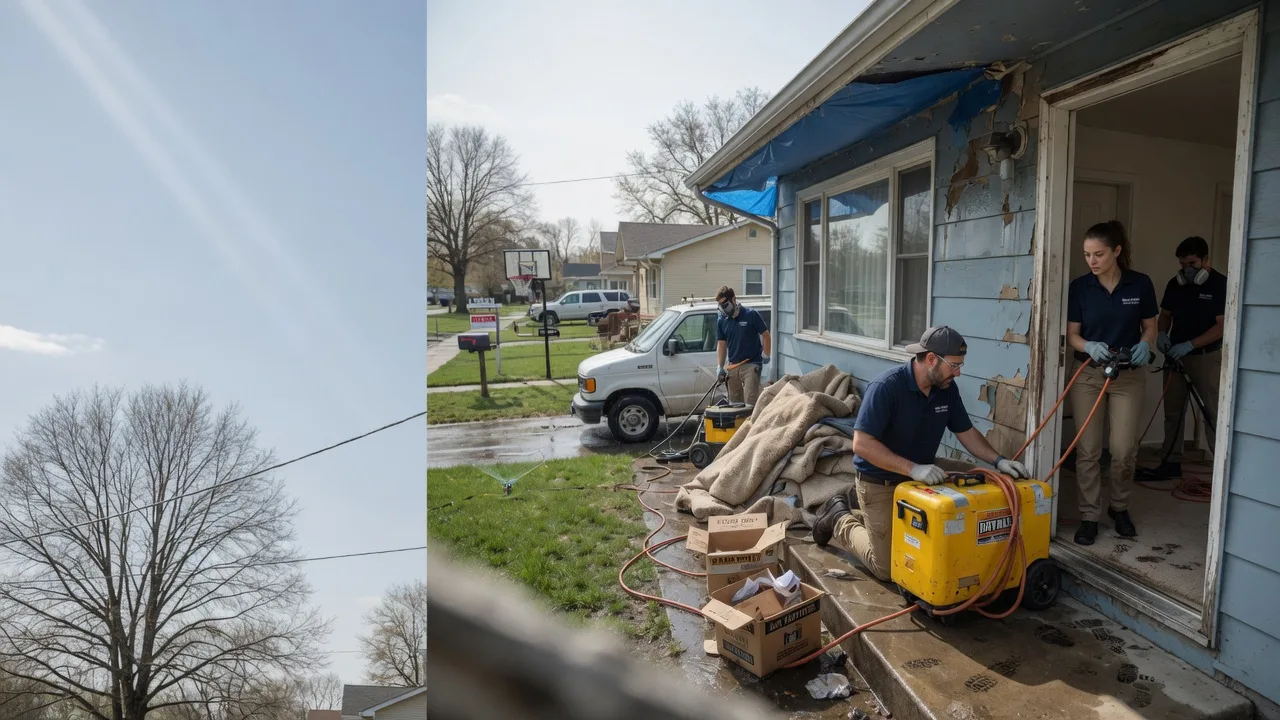 Basement Flood Cleanup in Rushville, IN near me